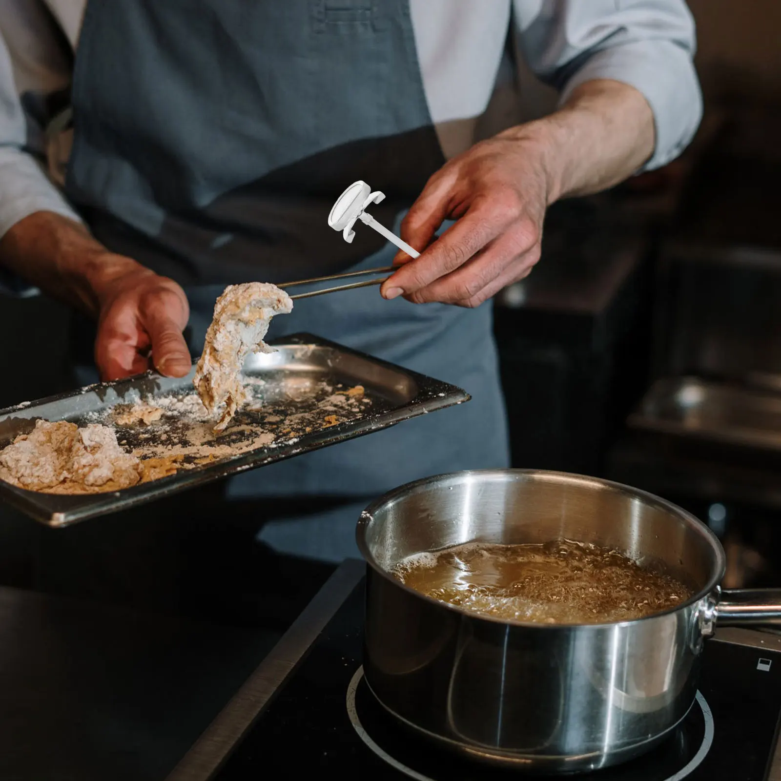 Stainless Steel Oil Deep Fry Cooking Thermometer Stand Accurate Temperature Measurement Frying Meat Baking Liquids Wide Range
Stainless Steel Oil Deep Fry Cooking Thermometer Stand Accurate Temperature Measurement Frying Meat Baking Liquids Wide Range