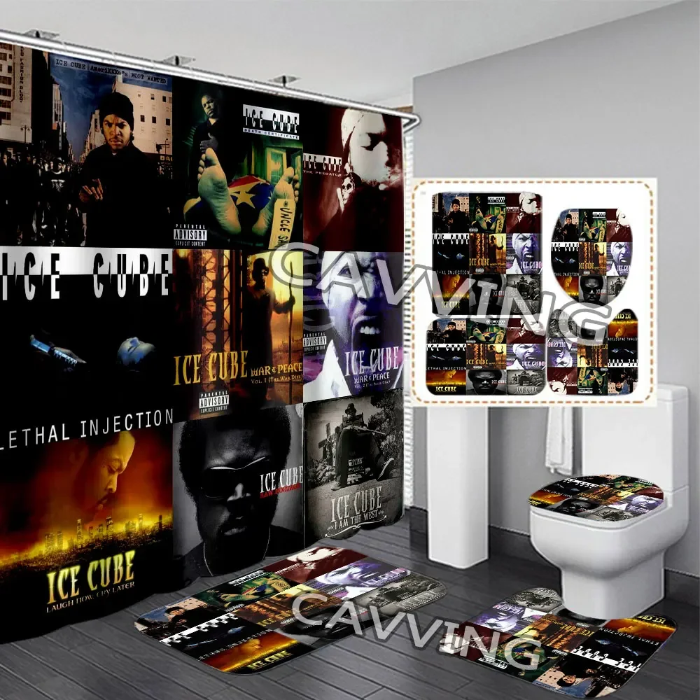 Шторы для душа Rapper Ice Cube с 3D рисунком, водонепроницаемые занавески для ванной комнаты, противоскользящие аксессуары для туалета, ковры J01
Шторы для душа Rapper Ice Cube с 3D рисунком, водонепроницаемые занавески для ванной комнаты, противоскользящие аксессуары для туалета, ковры J01