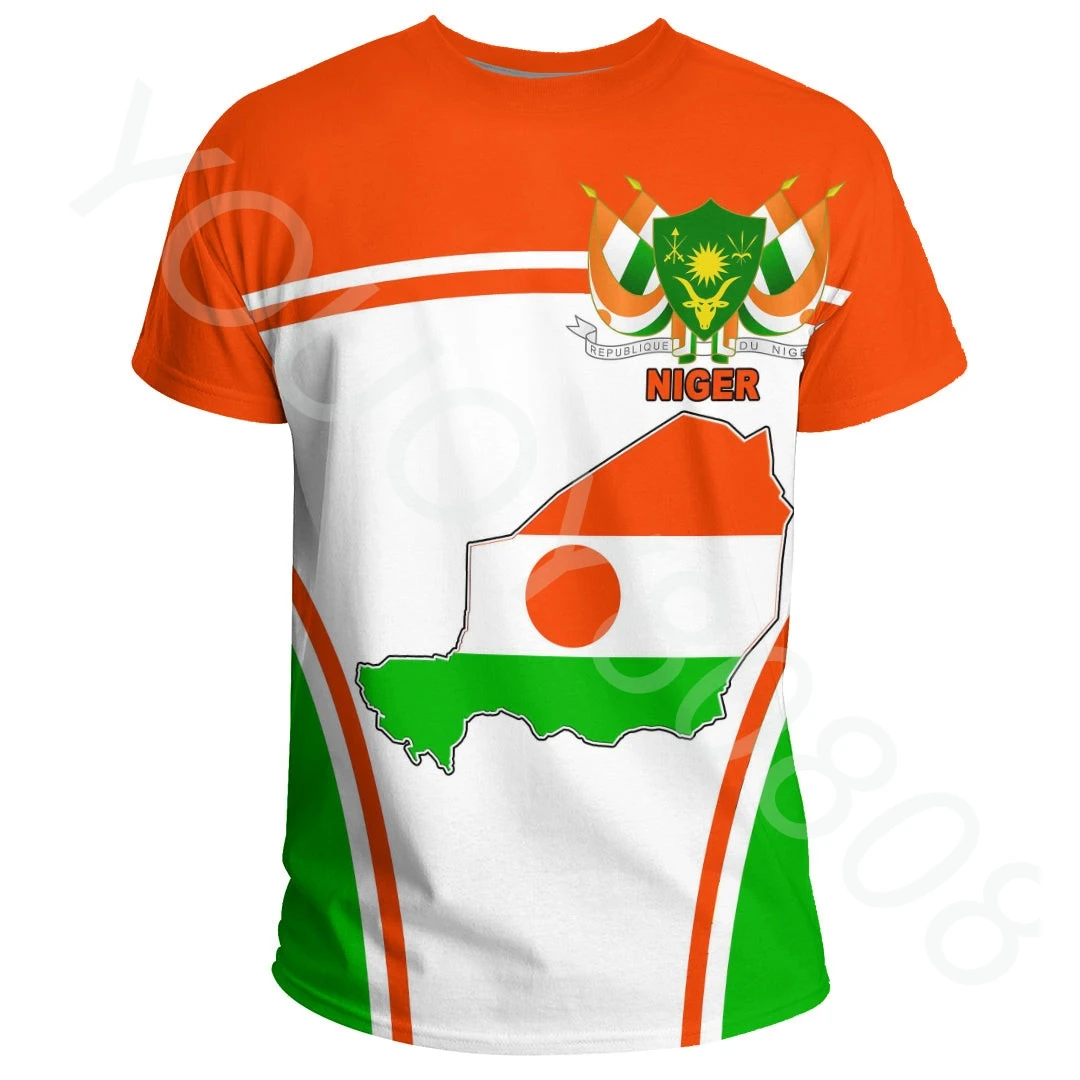 New African Zone Clothing Casual Sweatshirt Ethnic Tribal Style Summer Print Niger Active Flag T-Shirt Men Tops
New African Zone Clothing Casual Sweatshirt Ethnic Tribal Style Summer Print Niger Active Flag T-Shirt Men Tops