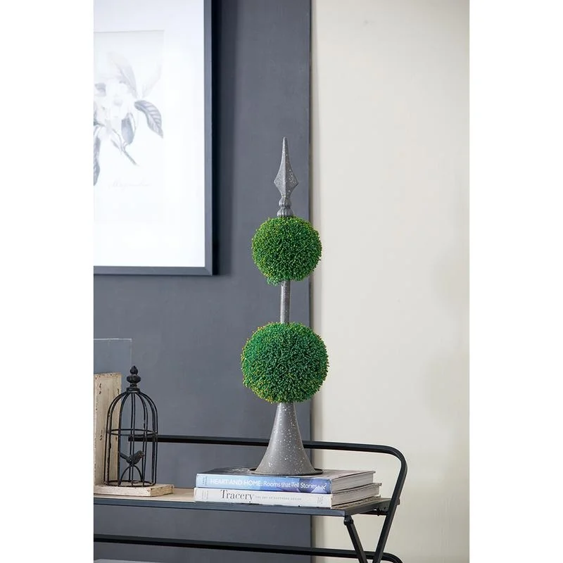 Artificial Boxwood Sphere Topiary on Metal Stand
Artificial Boxwood Sphere Topiary on Metal Stand