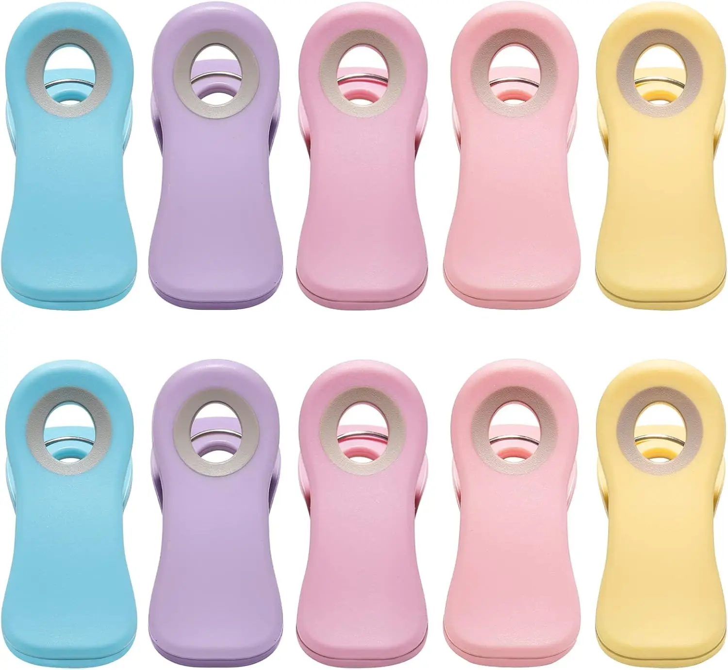 Magnetic Food Bag Clips - Airtight Seal for Chips, Snacks, Bread, Pack of 10 Pastel Colors
Magnetic Food Bag Clips - Airtight Seal for Chips, Snacks, Bread, Pack of 10 Pastel Colors