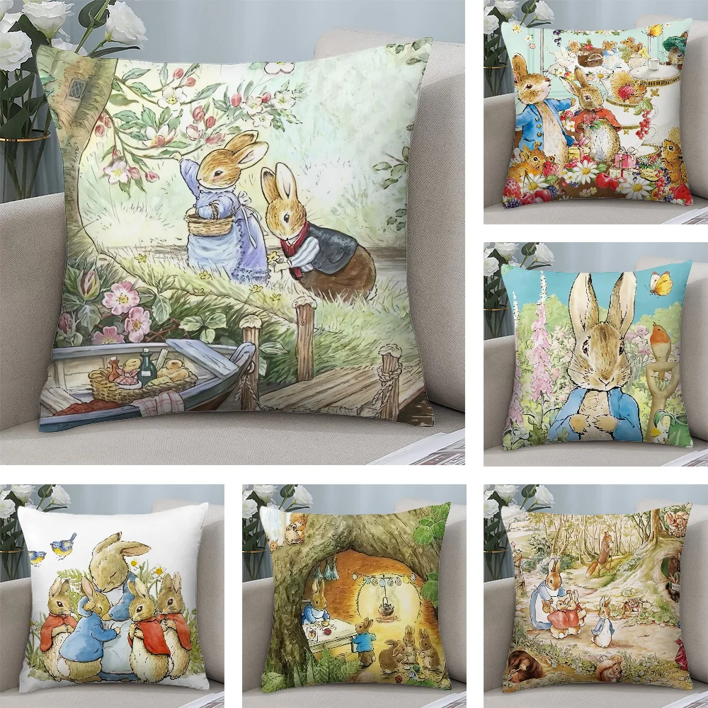 Cartoon p-peter r-rabbit Pillow Case Short Plush Pillow Covers Sofa Decorative Gift Home Double-sided Printing Cushion Cover
Cartoon p-peter r-rabbit Pillow Case Short Plush Pillow Covers Sofa Decorative Gift Home Double-sided Printing Cushion Cover
