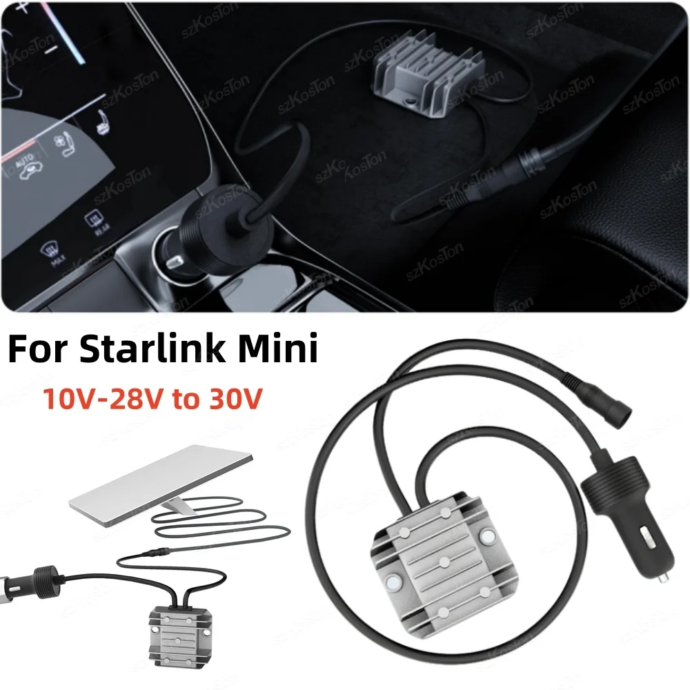 Для Starlink мини-кабель автомобильный адаптер повышающий преобразователь кабель питания постоянного тока с вилкой прикуривателя 10-28 В до 30 В 3,5 А преобразование
Для Starlink мини-кабель автомобильный адаптер повышающий преобразователь кабель питания постоянного тока с вилкой прикуривателя 10-28 В до 30 В 3,5 А преобразование
