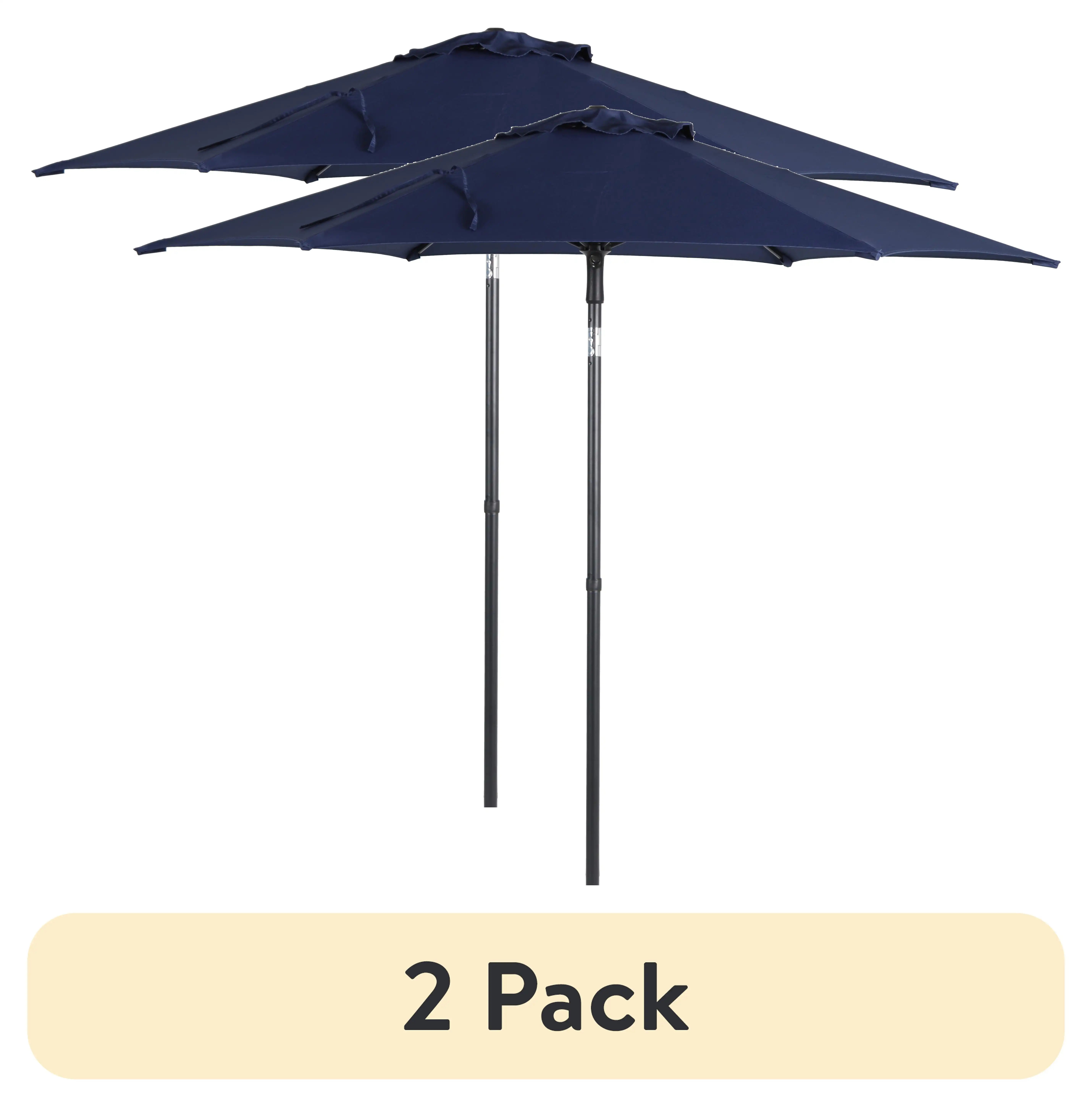 2 Pack 7.5' Navy Push-up Tilt Patio Umbrella
2 Pack 7.5' Navy Push-up Tilt Patio Umbrella