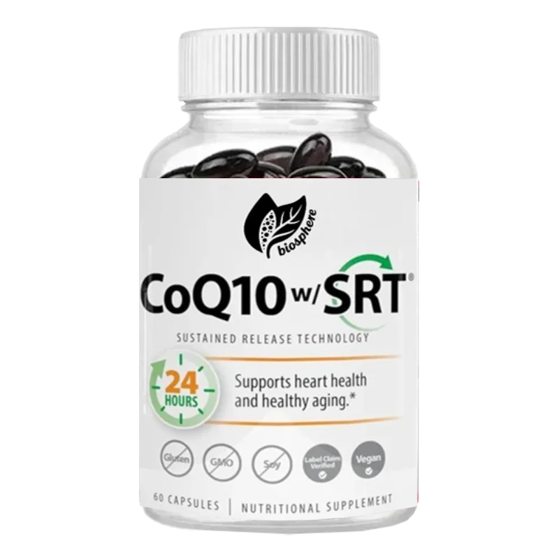 CoQ10 W/SRT | Heart Health Support | Adopting Continuous Release Technology | 60 Capsules
CoQ10 W/SRT | Heart Health Support | Adopting Continuous Release Technology | 60 Capsules