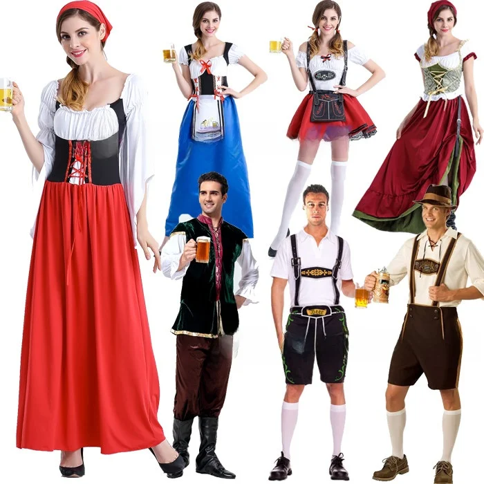Housemaid Costume Halloween Beer Girl Outfit Farmer Beer Festival Uniform Polyester Material Summer Collection Women's Fashion
Housemaid Costume Halloween Beer Girl Outfit Farmer Beer Festival Uniform Polyester Material Summer Collection Women's Fashion