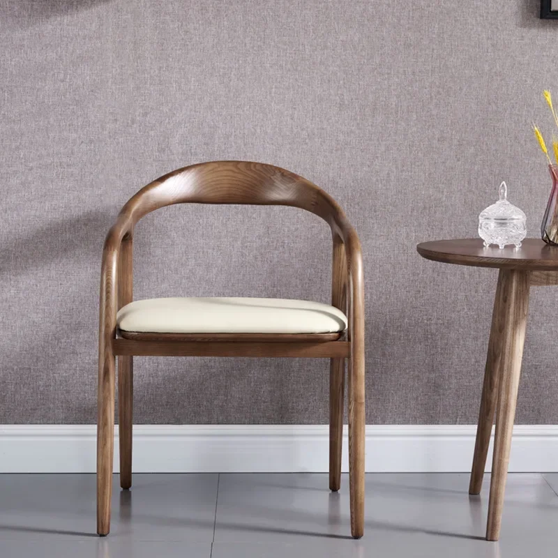 Nordic restaurant dining designer all solid wood soft bag back chair home Foshan furniture
Nordic restaurant dining designer all solid wood soft bag back chair home Foshan furniture