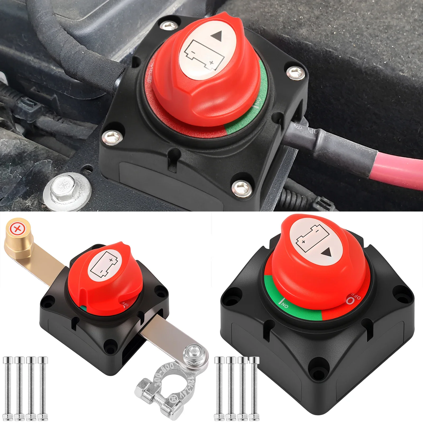 Car Battery Disconnect Switch Battery Cut Off Power Cut Master Isolator for Car RV Boat ATV UTV Vehicles
Car Battery Disconnect Switch Battery Cut Off Power Cut Master Isolator for Car RV Boat ATV UTV Vehicles