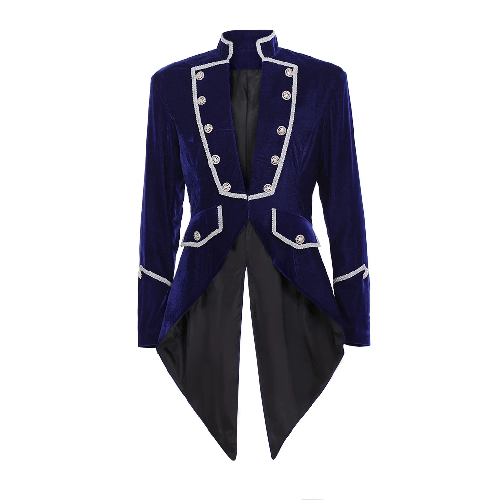 Medieval Renaissance Halloween Tailcoat Europe Medieval Tuxedo Party Men's Top Jacket Coat Cosplay Costume
Medieval Renaissance Halloween Tailcoat Europe Medieval Tuxedo Party Men's Top Jacket Coat Cosplay Costume