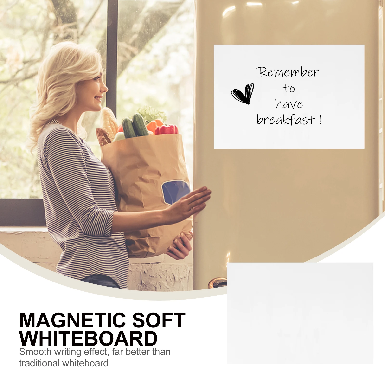 Magnetic Whiteboard Sticker Reusable Self Adhesive Pet Planner Board Fridge Home Office Blackboard Memo Pad Erasable
Magnetic Whiteboard Sticker Reusable Self Adhesive Pet Planner Board Fridge Home Office Blackboard Memo Pad Erasable