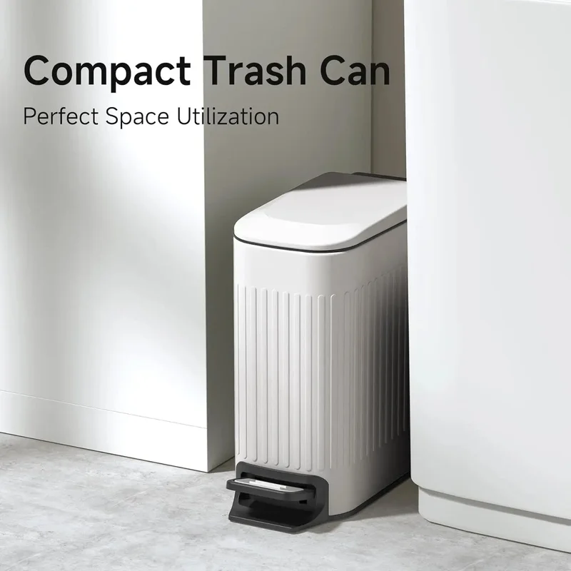 Stainless Steel Trash Can with Removable Inner Bucket and Foot Pedal for Bedroom Use
Stainless Steel Trash Can with Removable Inner Bucket and Foot Pedal for Bedroom Use