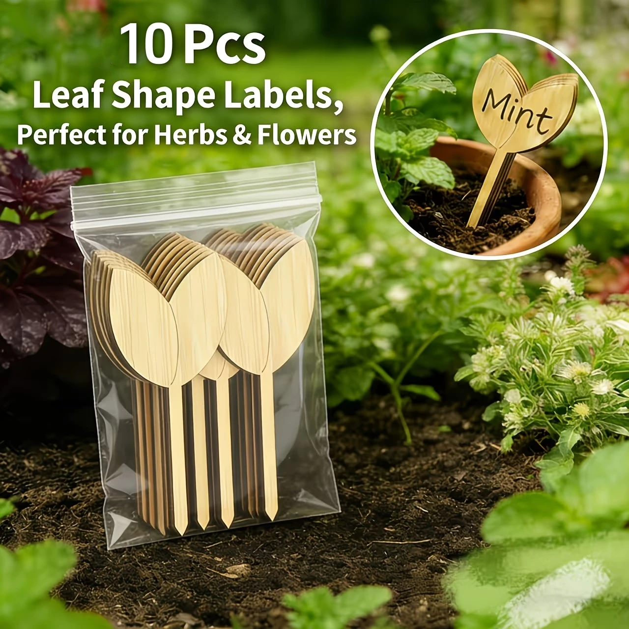 10pcs Wooden Plant Seedling Tags Essential Outdoor Pots Waterproof Tags For Vegetable Seed Marking Gardening Accessories
10pcs Wooden Plant Seedling Tags Essential Outdoor Pots Waterproof Tags For Vegetable Seed Marking Gardening Accessories