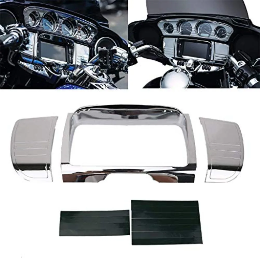 Motorcycle Tri Line Stereo Trim Gauge for Harley Touring Electra Glide Ultra Limited 2014-2018
Motorcycle Tri Line Stereo Trim Gauge for Harley Touring Electra Glide Ultra Limited 2014-2018