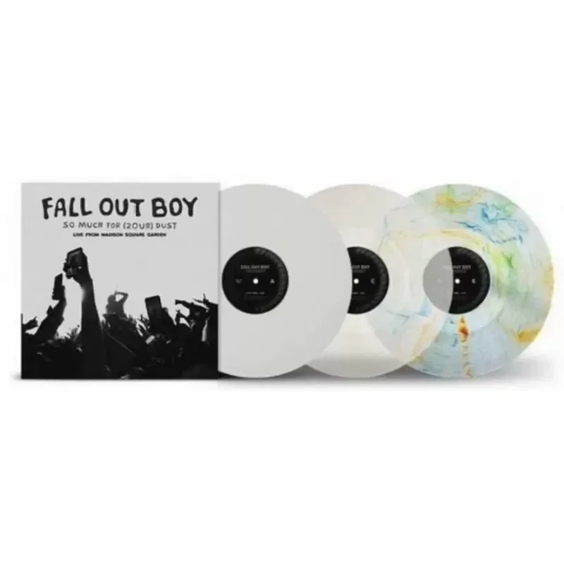 Fallout Boy The End of Dust Madison Square Garden Live RSD Tricolor Vinyl 3LP for Fallout Boy
Fallout Boy The End of Dust Madison Square Garden Live RSD Tricolor Vinyl 3LP for Fallout Boy