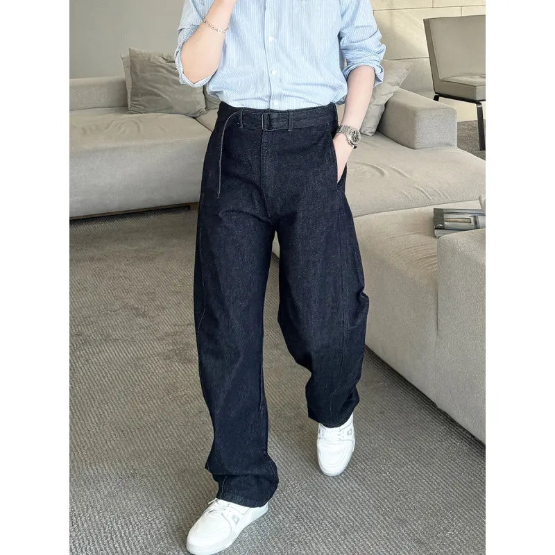 Retro Japanese Sle Belted Denim Jeans Men's Loose Straight Leg Casual Pants Youth ular Cotton Polyester Blend Wear Resis...
Retro Japanese Sle Belted Denim Jeans Men's Loose Straight Leg Casual Pants Youth ular Cotton Polyester Blend Wear Resis...