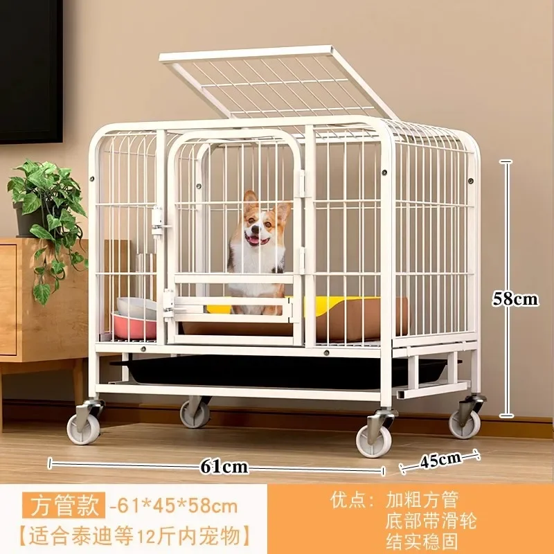 Dog Cage Medium Large Dogs Full Square Tube Dog Cage Bold Indoor Pet Cages with Toilet Iron Cages Kennel
Dog Cage Medium Large Dogs Full Square Tube Dog Cage Bold Indoor Pet Cages with Toilet Iron Cages Kennel