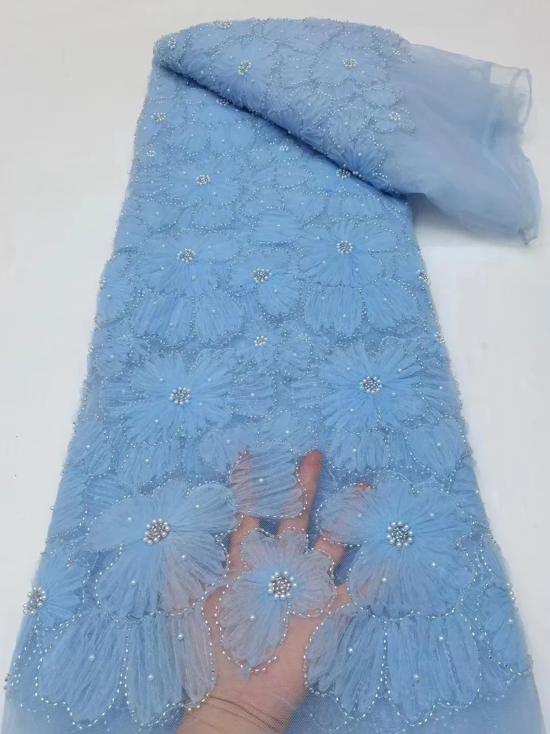 2023 High Quality Handmade Beads 3D Flowers African Lace Fabric For Bride Beaded French Lace Fabric For Evening Dress Sew LR2348
2023 High Quality Handmade Beads 3D Flowers African Lace Fabric For Bride Beaded French Lace Fabric For Evening Dress Sew LR2348