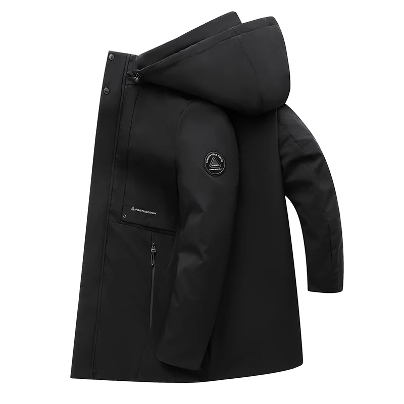 Winter Men Mid-Long Coat Thick Jacket Hat Detachable Parkas New Thickened Inner Lining Mens Fleece Parkas Casual Business Male
Winter Men Mid-Long Coat Thick Jacket Hat Detachable Parkas New Thickened Inner Lining Mens Fleece Parkas Casual Business Male