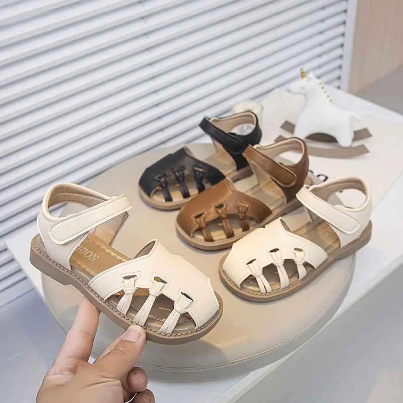 Туфли принцессы для маленьких девочек, лето 2024, нескользящие пляжные сандалии на мягкой подошве для малышей, элегантная праздничная одежда в стиле ретро с закрытым носком, От 1 до 3 лет
Туфли принцессы для маленьких девочек, лето 2024, нескользящие пляжные сандалии на мягкой подошве для малышей, элегантная праздничная одежда в стиле ретро с закрытым носком, От 1 до 3 лет