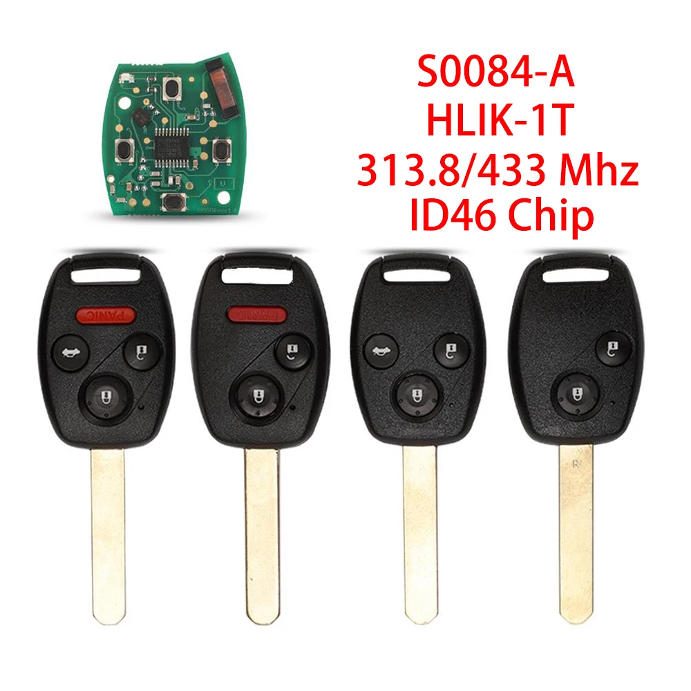 Новый дистанционный ключ для автомобиля Jingyuqin PCF7961 ID46 S0084A/S0087A/HLIK1T 313.8/433 МГц для Honda ACCORD CR-V CITY CIVIC STREAM 2006-2011
Новый дистанционный ключ для автомобиля Jingyuqin PCF7961 ID46 S0084A/S0087A/HLIK1T 313.8/433 МГц для Honda ACCORD CR-V CITY CIVIC STREAM 2006-2011