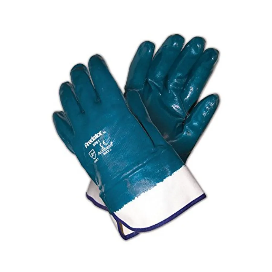 MCR Safety 9761 Predator Fully Coated Nitrile One Size Fits All Blue/White Pack of 12
MCR Safety 9761 Predator Fully Coated Nitrile One Size Fits All Blue/White Pack of 12