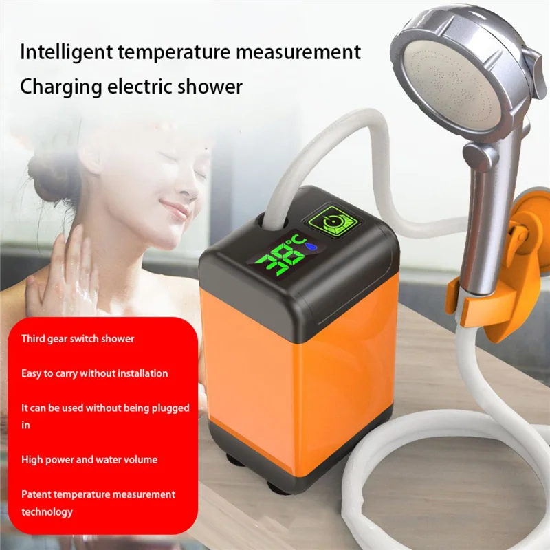 New Arrival Outdoor Camping Shower 7800Mah Electric Shower Pump With Digital Display For Travel Beach Pet Watering 
New Arrival Outdoor Camping Shower 7800Mah Electric Shower Pump With Digital Display For Travel Beach Pet Watering