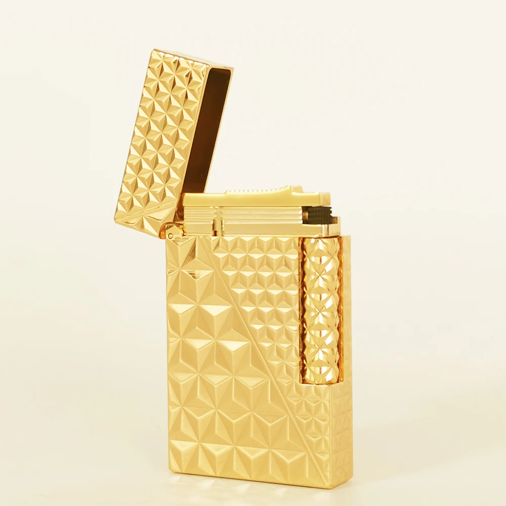 Gas Lighter Metal Diamond Pattern Smoking Men Gifts Single Flame Clear Sound lighter Cigarette Accessories Smoker Collection
Gas Lighter Metal Diamond Pattern Smoking Men Gifts Single Flame Clear Sound lighter Cigarette Accessories Smoker Collection