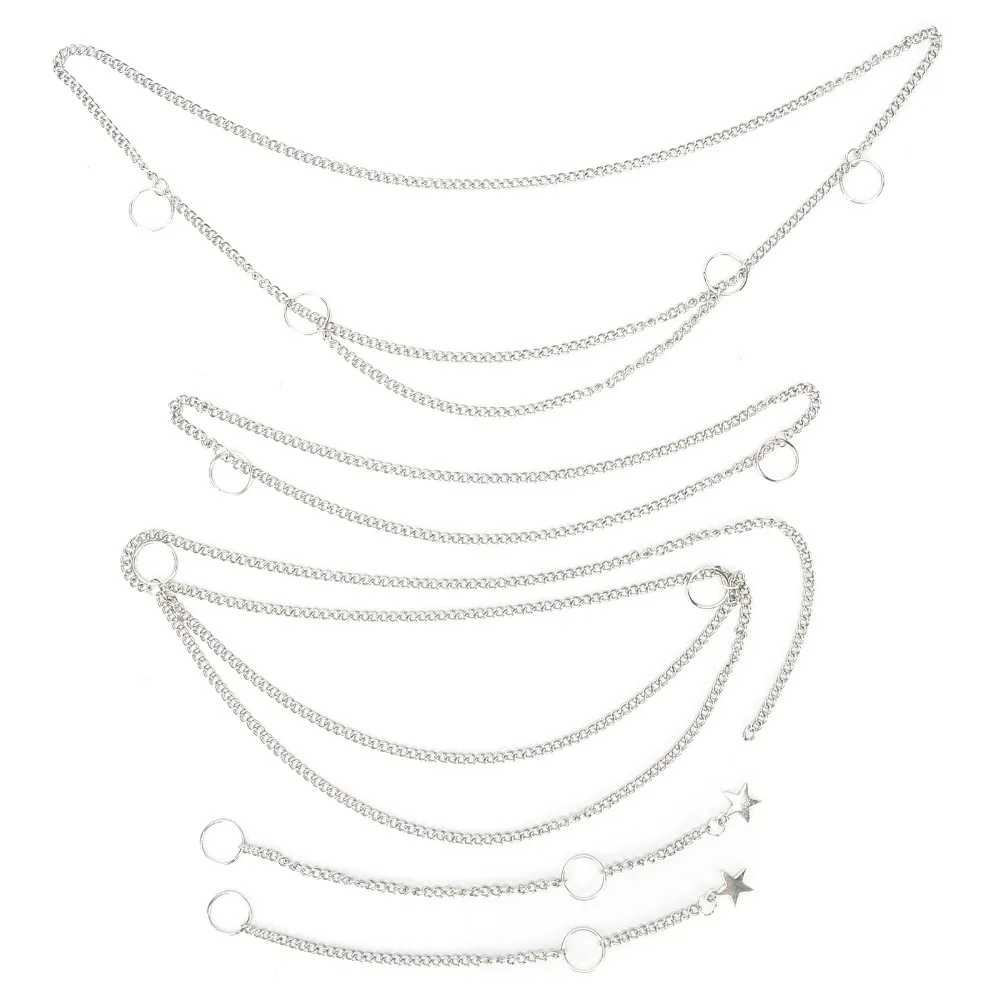 Silver Hair Braid Chain Small Hanging Beads Goth Style DIY Hair Decoration Stylish Punk Style Hair Accessories Set For Wedding
Silver Hair Braid Chain Small Hanging Beads Goth Style DIY Hair Decoration Stylish Punk Style Hair Accessories Set For Wedding