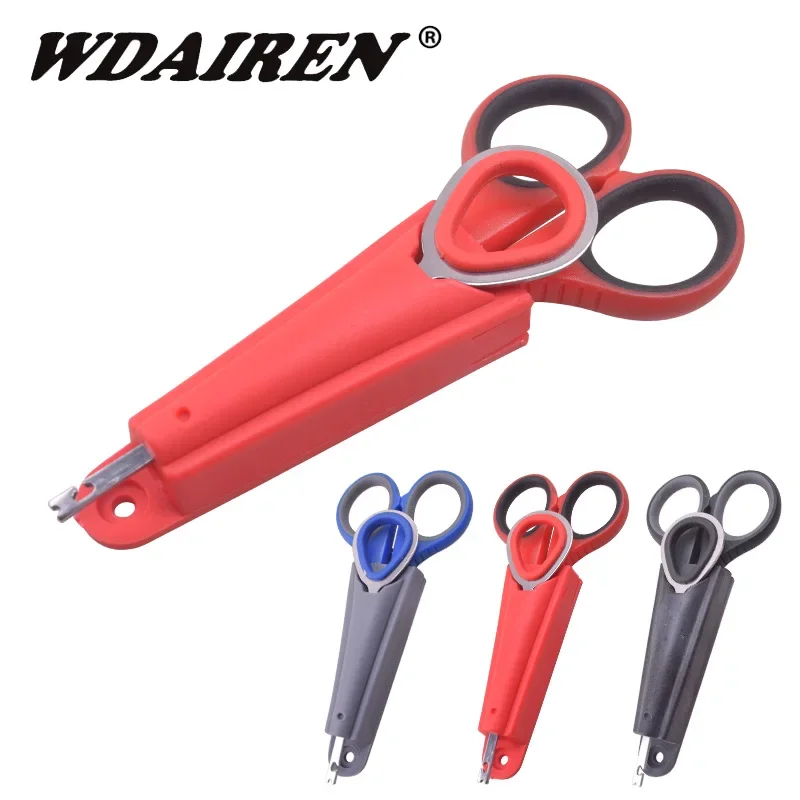 WDAIREN Fishing Scissors Fishing box Storage Case Braid Line Lure Cutter Fish Use Scissors Multifunction Portable Fishing Tools
WDAIREN Fishing Scissors Fishing box Storage Case Braid Line Lure Cutter Fish Use Scissors Multifunction Portable Fishing Tools