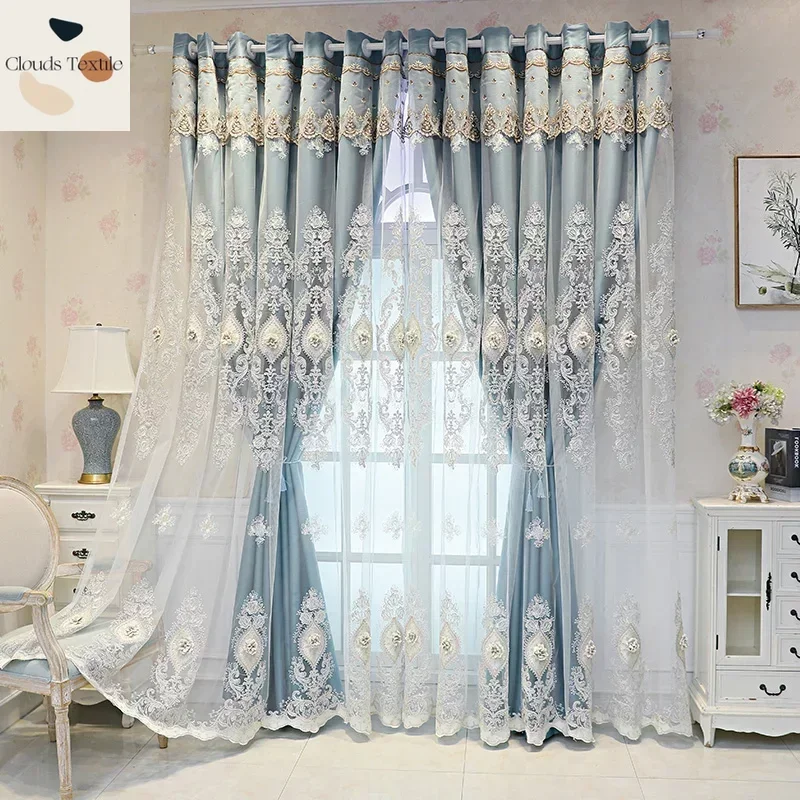 Double-Layer Curtain Pink Cloth Yarn New Curtains for Living Room Bedroom Dining Custom European Style Relief Embroidery Window
Double-Layer Curtain Pink Cloth Yarn New Curtains for Living Room Bedroom Dining Custom European Style Relief Embroidery Window