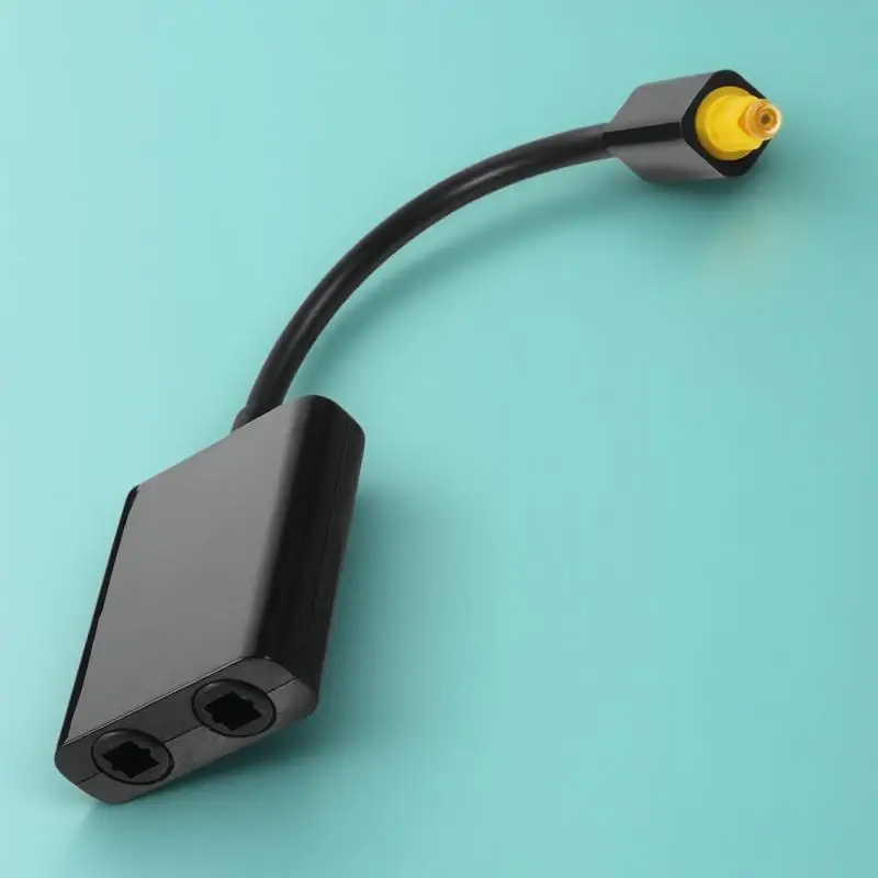 1X2 Digital Optical 1 Input 2 Outputs Adapter Black Gold Plated Terminal Non-Magnetic Shellaudio Digital Audio Splitter 1X2
1X2 Digital Optical 1 Input 2 Outputs Adapter Black Gold Plated Terminal Non-Magnetic Shellaudio Digital Audio Splitter 1X2