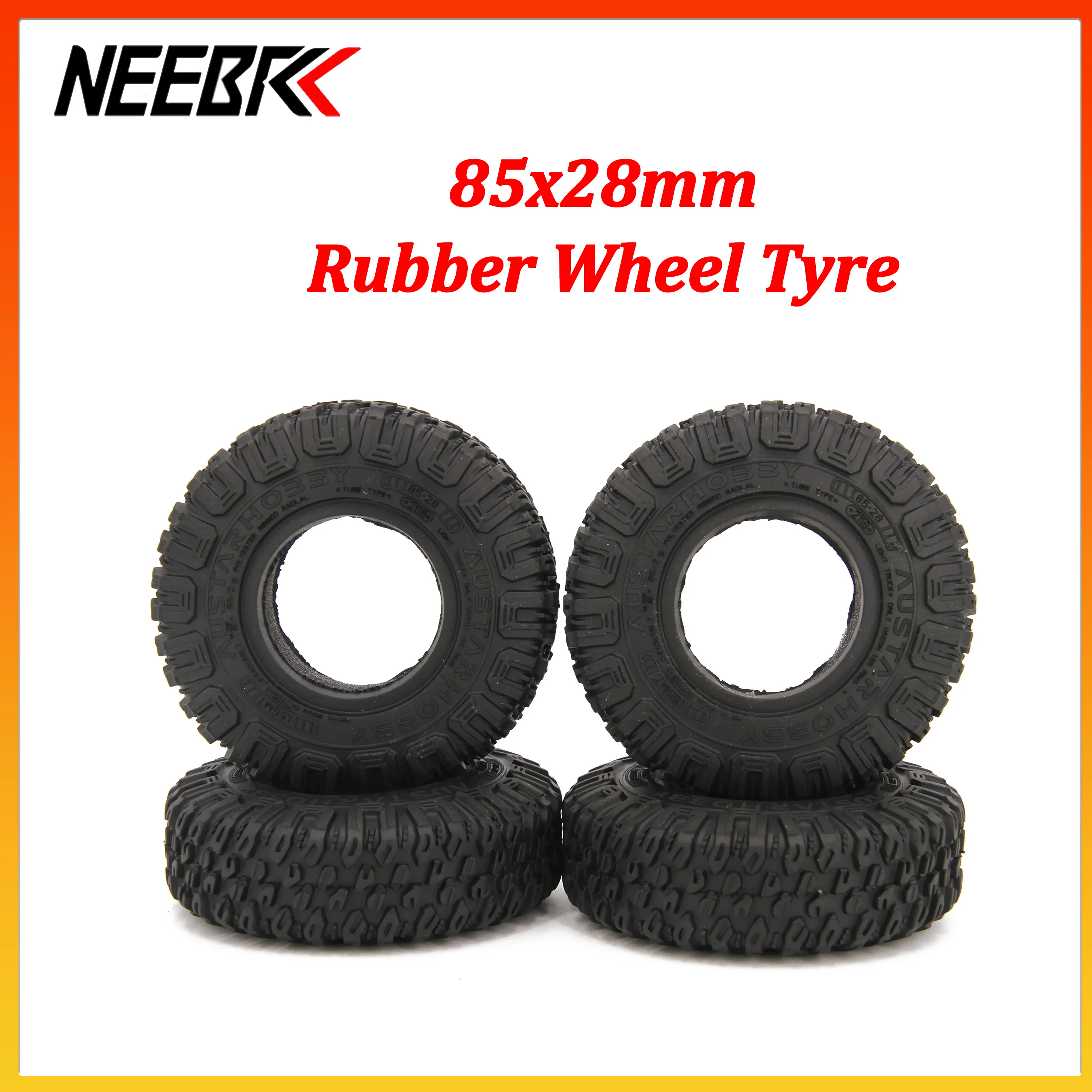 4PCS NEEBRC 1.55inch Rubber Wheel Tires 85x28mm Skidproof Tyre for RC Car Crawler Jeep Toy Accessories Axial Wltoys JIMNY Tamiya
4PCS NEEBRC 1.55inch Rubber Wheel Tires 85x28mm Skidproof Tyre for RC Car Crawler Jeep Toy Accessories Axial Wltoys JIMNY Tamiya