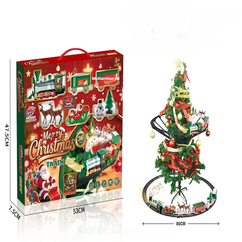 Lighting Music Children'S Electric Suspension Bracket Christmas Track Decorated With Gorgeous Small Train Toys With Usb Char
Lighting Music Children'S Electric Suspension Bracket Christmas Track Decorated With Gorgeous Small Train Toys With Usb Char