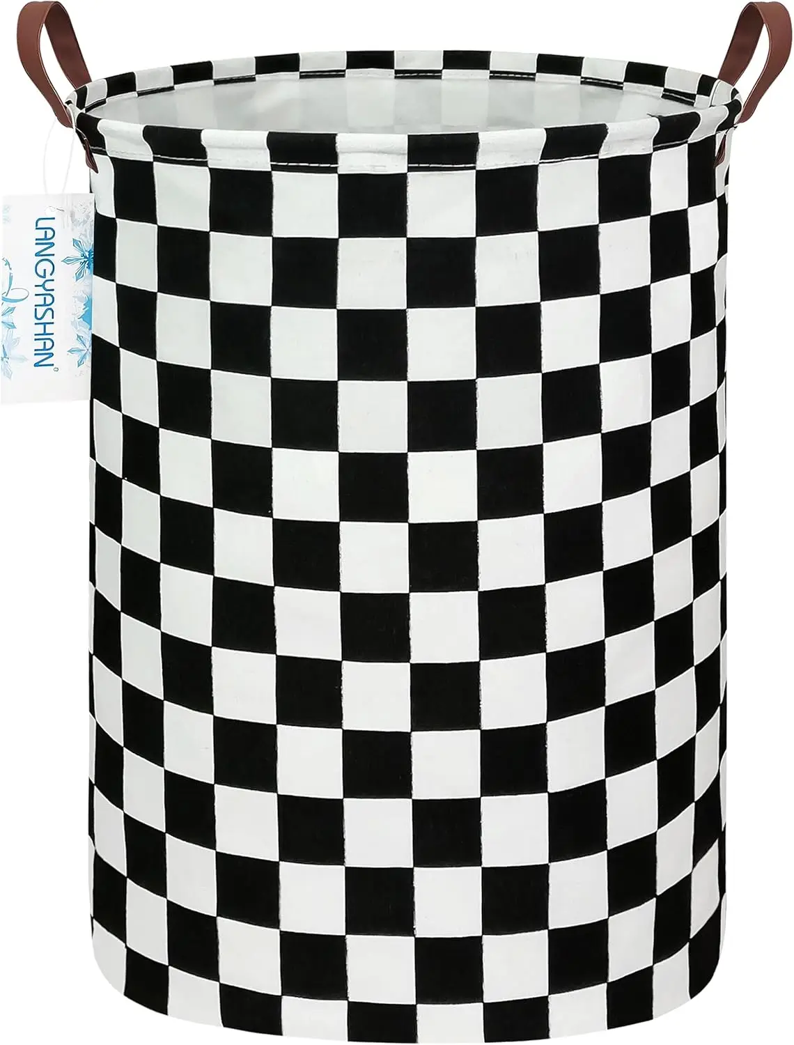 Collapsible Canvas Laundry Basket Toy Storage Bin with Handles, Racing Flag Design for Nursery Bedroom
Collapsible Canvas Laundry Basket Toy Storage Bin with Handles, Racing Flag Design for Nursery Bedroom