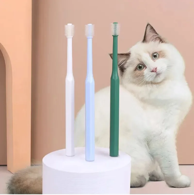 360 Degrees Pet Toothbrush Cat Brush Addition Bad Breath Tartar Teeth Care Dog Cat Cleaning Mouth Dog Cat Cleaning Supplies
360 Degrees Pet Toothbrush Cat Brush Addition Bad Breath Tartar Teeth Care Dog Cat Cleaning Mouth Dog Cat Cleaning Supplies
