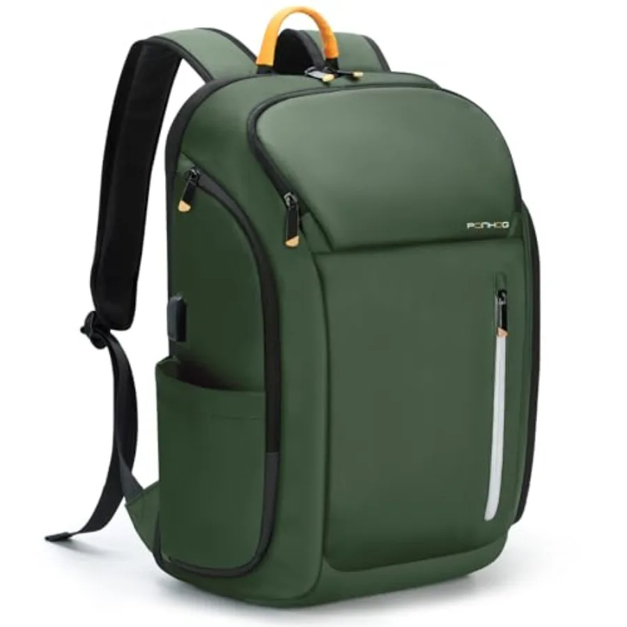 Laptop Backpack for Men Business Travel Anti-Theft Backpack with USB Charging Port Water Resistant Computer Bag Carry On Flight
Laptop Backpack for Men Business Travel Anti-Theft Backpack with USB Charging Port Water Resistant Computer Bag Carry On Flight