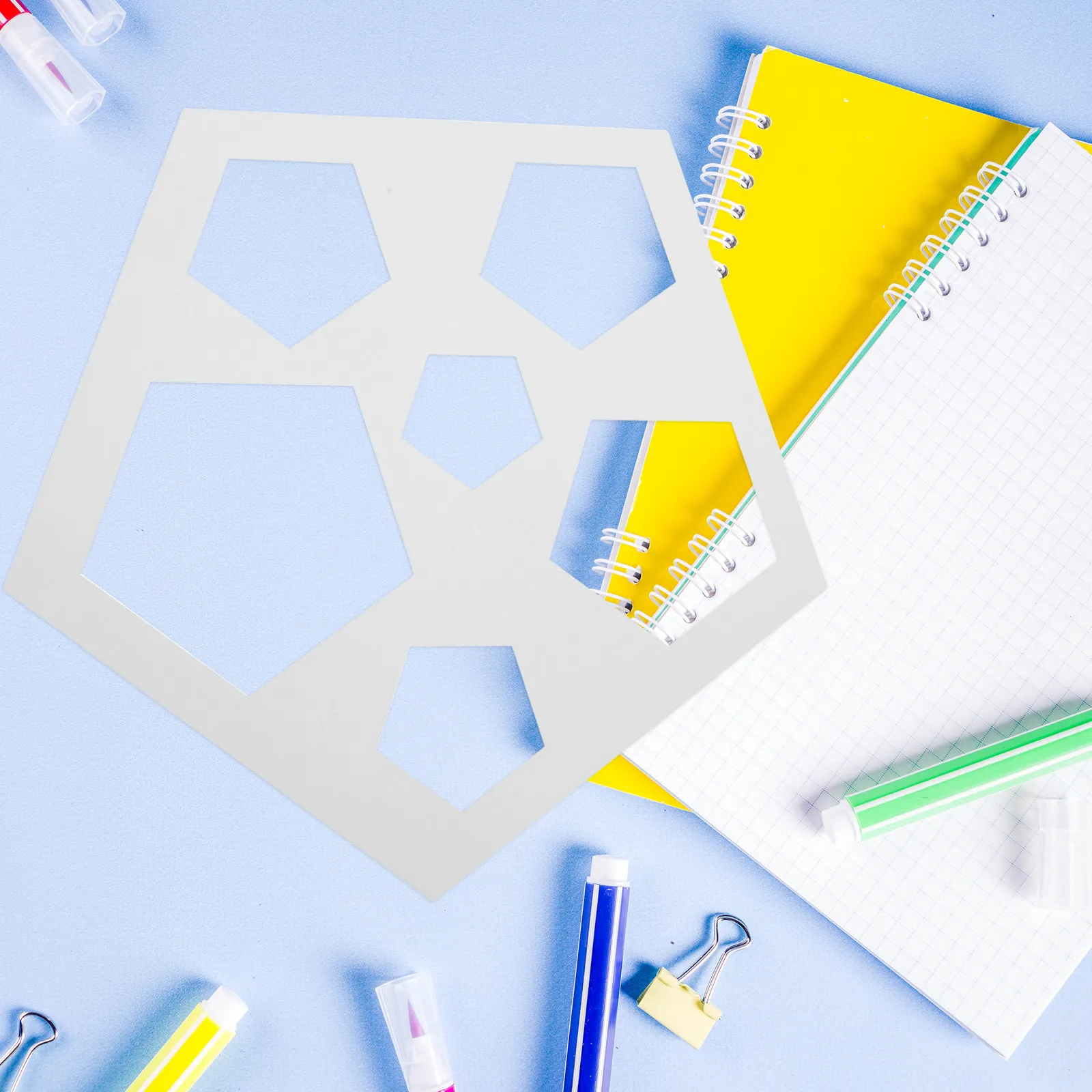 12Pcs Geometric Stencils for Drawing Kids Plastic Shape Stencil Kit Reusable Fine Motor Skill Development Art Education Tool
12Pcs Geometric Stencils for Drawing Kids Plastic Shape Stencil Kit Reusable Fine Motor Skill Development Art Education Tool