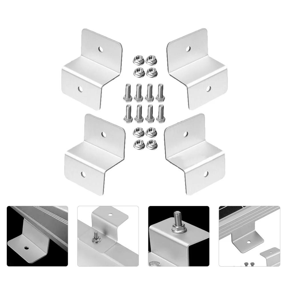 8pcs Solar Panel Mounts Aluminum Alloy Rv Roof Brackets Adjustable Support For Small Panels Metal Roof Easy Install
8pcs Solar Panel Mounts Aluminum Alloy Rv Roof Brackets Adjustable Support For Small Panels Metal Roof Easy Install