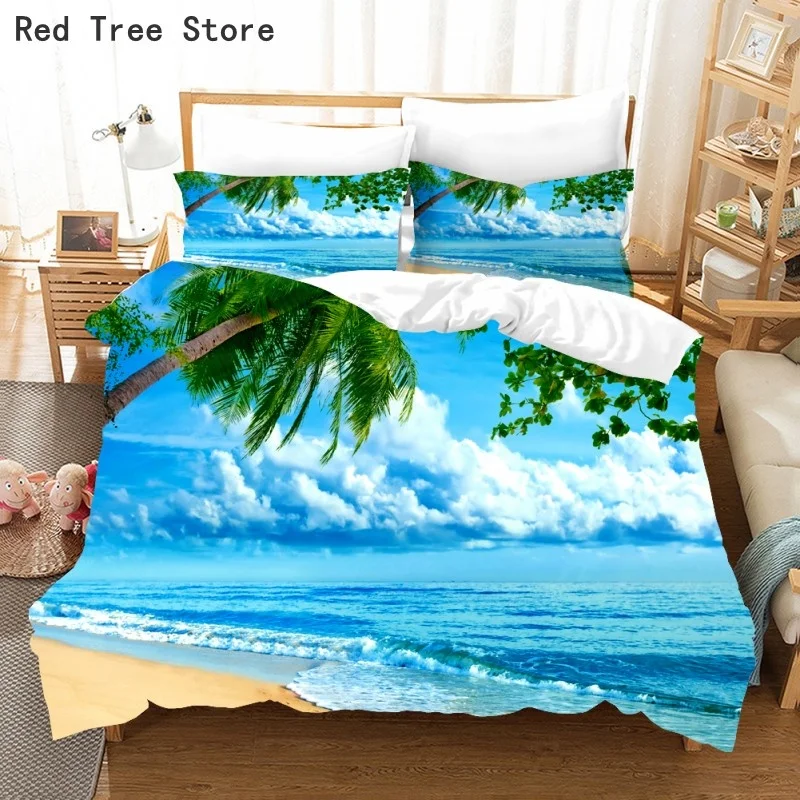 Beach Sea Sky Coconut Tree Bedding Set King Queen Size Duvet Cover Pillowcase 3d Bed Linen Comforter Adult Kids Home Textile
Beach Sea Sky Coconut Tree Bedding Set King Queen Size Duvet Cover Pillowcase 3d Bed Linen Comforter Adult Kids Home Textile