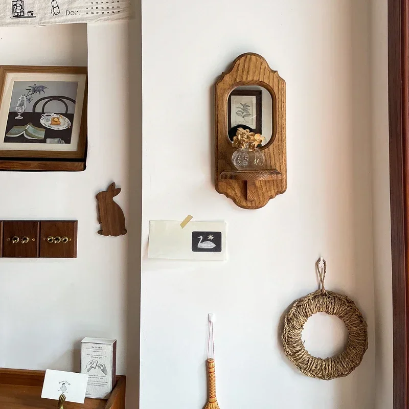 Vintage Ins Solid Wood Storage Rack Vintage Wall Decor Shelf Simple Wall Hanging Candle Holder Nordic Home Decorative Display
Vintage Ins Solid Wood Storage Rack Vintage Wall Decor Shelf Simple Wall Hanging Candle Holder Nordic Home Decorative Display