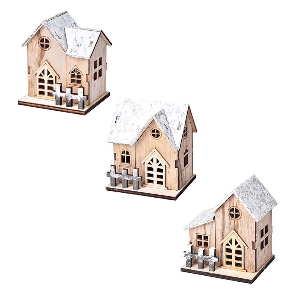 3pcs Wooden Puzzle Villa Christmas Glowing House Craft Desktop Decor Luminous Xmas Ornament Festival Party Decoration
3pcs Wooden Puzzle Villa Christmas Glowing House Craft Desktop Decor Luminous Xmas Ornament Festival Party Decoration