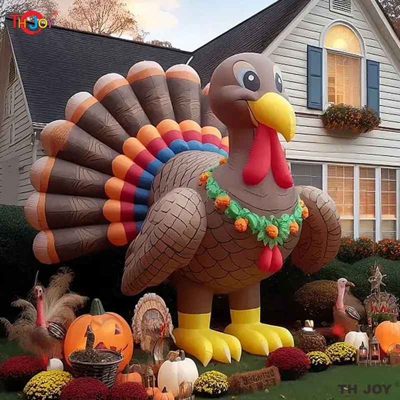2025 new design 20ft 26ft tall Giant Inflatable Turkey model, Airblown Animal for Thanksgiving Day Event Display
2025 new design 20ft 26ft tall Giant Inflatable Turkey model, Airblown Animal for Thanksgiving Day Event Display