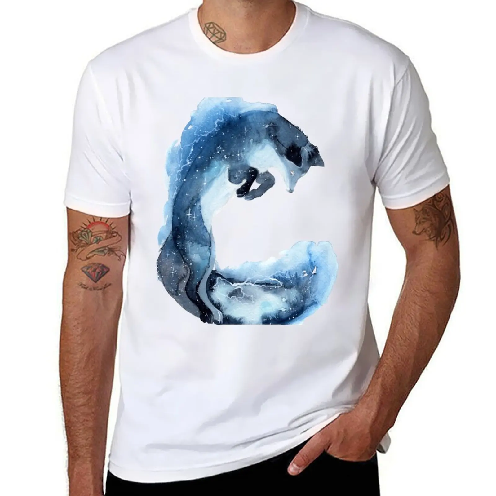 Jumping Galaxy Fox T-Shirt mens graphic t shirts cotton t shirt man T-Shirt
Jumping Galaxy Fox T-Shirt mens graphic t shirts cotton t shirt man T-Shirt