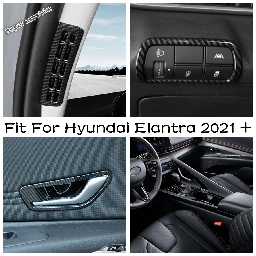 Pillar A Air AC Outlet / Head Light Lamp / Gear Shift Panel / Handle Bowl Cover Trim Accessories For Hyundai Elantra 2021 - 2023
Pillar A Air AC Outlet / Head Light Lamp / Gear Shift Panel / Handle Bowl Cover Trim Accessories For Hyundai Elantra 2021 - 2023