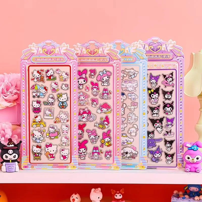4PCS Kawai Sanrio Acrylic Sticker Children's DIY Handicraft Decoration Toys Mobile Phone Case Tablet Refrigerator Graffiti Stick
4PCS Kawai Sanrio Acrylic Sticker Children's DIY Handicraft Decoration Toys Mobile Phone Case Tablet Refrigerator Graffiti Stick