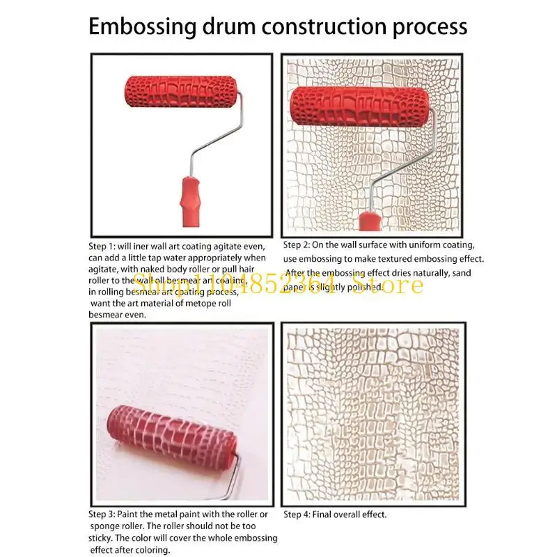 652F Декоративный художественный валик для краски 7 дюймов для крокодилового/кирпичного рисунка валик для рисования
652F Декоративный художественный валик для краски 7 дюймов для крокодилового/кирпичного рисунка валик для рисования