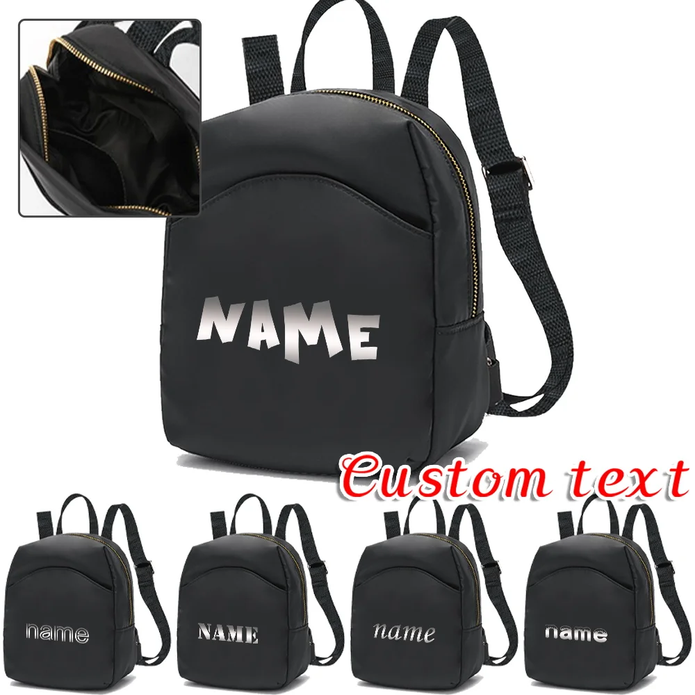 Personalized Customization Name Casual Backpack Mini Travel Bag Women's Backpack Commuting Storage Bag Customized Product
Personalized Customization Name Casual Backpack Mini Travel Bag Women's Backpack Commuting Storage Bag Customized Product