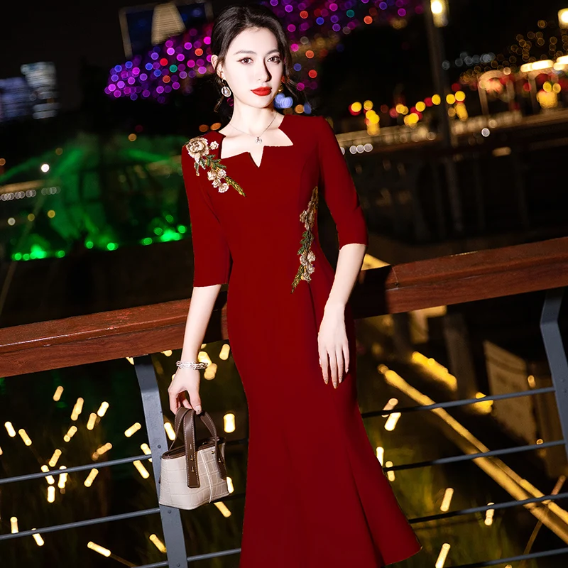 Ele Mommy Wedding Dr Evening Gown New 2026 ort Sve Fi Tail Host Skirt High End Women's Faion for Wedding P...
Ele Mommy Wedding Dr Evening Gown New 2026 ort Sve Fi Tail Host Skirt High End Women's Faion for Wedding P...
