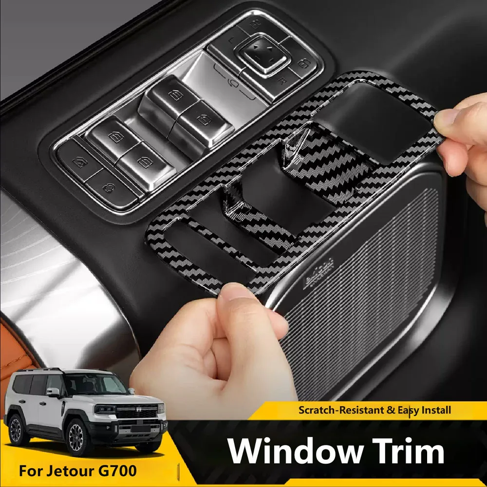 For Jetour G700 2025 2026 Car Doow Window Lifting Panel Protective Cover ABS Anti-scratch Door Armrest Switch Protector
For Jetour G700 2025 2026 Car Doow Window Lifting Panel Protective Cover ABS Anti-scratch Door Armrest Switch Protector