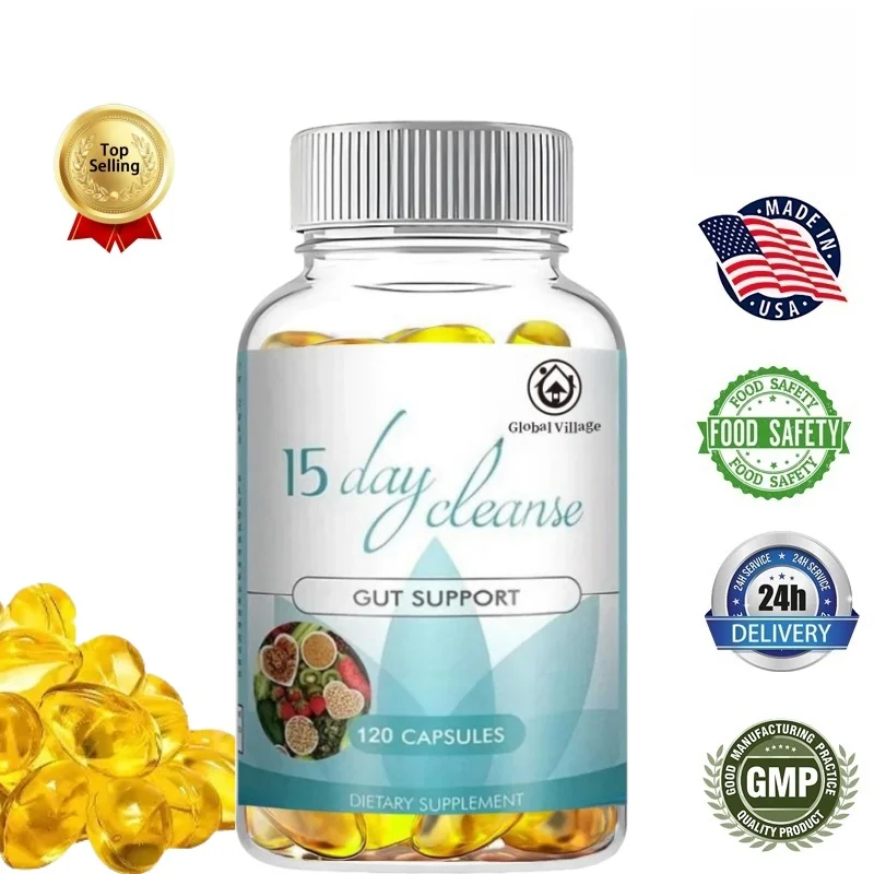 15 Day Cleaning: Gut And Colon Detoxification Break The Plateau, Help With Bloating, Regularity
15 Day Cleaning: Gut And Colon Detoxification Break The Plateau, Help With Bloating, Regularity